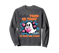 Trick Treat Myself to Books Chemise Humoristique pour la Lecture de fantômes Sweatshirt