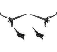 Trickstuff Set de Freins à Disque av+arr Maxima Black avec Conduite Acierflex noir Satz (VR + HR)
