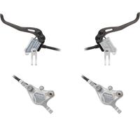 Trickstuff Set de Freins à Disque Piccola Carbon av+arr Postmount gris Satz (VR + HR)