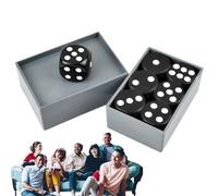 Tricky Dice Jeu de dés Trick - Jeux de dés de table, nouveaux accessoires de dés magiciens, tours simples, gros plan pour homme et femme