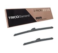 TRICO Diamond 22" + 16" Premium Automotive Replacement Windshield Wiper Blades (Set of 2), Passenger and Driver Side All-Weather Beam Wiper Blades for Select Vehicle Models