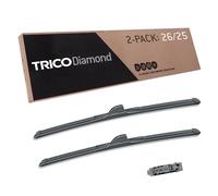 TRICO Diamond 26" + 25" Premium Automotive Replacement Windshield Wiper Blades (Set of 2), Passenger and Driver Side All-Weather Beam Wiper Blades for Select Vehicle Models