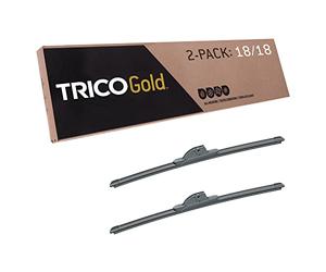 TRICO Gold 18" + 18" Premium Automotive Replacement Windshield Wiper Blades (Set of 2), Passenger and Driver Side All-Weather Beam Wiper Blades for Select Vehicle Models