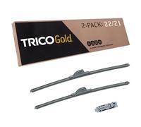 TRICO Gold 22" + 21" Premium Automotive Replacement Windshield Wiper Blades (Set of 2), Passenger and Driver Side All-Weather Beam Wiper Blades for Select Vehicle Models