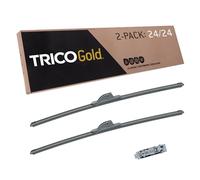 TRICO Gold 24" + 24" Premium Automotive Replacement Windshield Wiper Blades (Set of 2), Passenger and Driver Side All-Weather Beam Wiper Blades for Select Vehicle Models