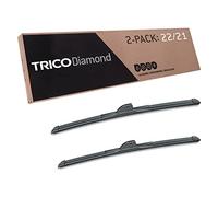TRICO Platinum Lot de 2 balais d'essuie-glace de rechange haute performance pour voiture 55,9 cm et 53,3 cm (25-2221)