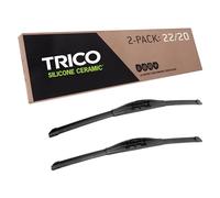TRICO Silicone Ceramic™ (90-2220) 22 & 20 Inch Pack of 2 Automotive Replacement Windshield Wiper Blades For my Car, Super Premium All Weather Beam Blade for Select Vehicle Models