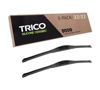 TRICO Silicone Ceramic™ (90-2222) 22 Inch & 22 inch pack of 2 Automotive Replacement Windshield Wiper Blades For my Car, Super Premium All Weather Beam Blade for Select Vehicle Models