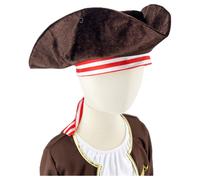 Tricorne et Foulard du Cap'tain Kidd Marron G