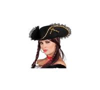 Boland Chapeau pirate Fanny 81901 – Pour adulte – Noir – Taille unique