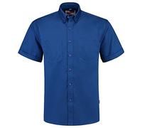 Tricorp 701003 Chemise de travail basique décontractée à manches courtes 60% coton 40% polyester 170 g/m² Bleu roi Taille M