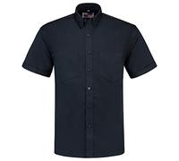Tricorp 701003 Chemise de travail basique décontractée à manches courtes 60% coton 40% polyester 170 g/m² Bleu marine Taille L