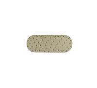 Tricot Cafè - Fond de sac au crochet en cuir et faux cuir Idéal pour créer un sac au crochet fait main avec du ruban de crochet - Taille : 21x8 Brocart Beige 1pc