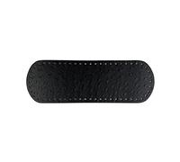 Tricot Cafè - Fonds de sac - Fonds de sac Idéal pour le crochet de cuir et de faux cuir conçu pour créer un sac au crochet fait main 30x10 cm brocart noir 1 pc