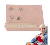 Tricot Chart Keeper - 25,4 x 7,09 x 0,79 cm - Support de motif pliable, manuel de ligne magnétique, cabine d'artisanat compacte, travail d'aiguille portable pour soutien | broderie point au crochet