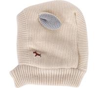 Tricot chien chapeau chapeau chaud d'hiver au crochet confortable costume drôle Capbeige