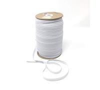 Tricot Créations Elastique Plat 10mm : Vendu par 5 Mètres - Blanc