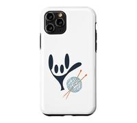 Tricot d'amour en langage des Signes ASL pour tricoteurs Coque pour iPhone 11 Pro