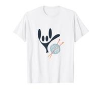 Tricot d'amour en langage des Signes ASL pour tricoteurs T-Shirt Graphique avec Valeur