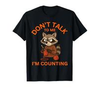 Tricot drôle de Raton Laveur « Don't Talk to Me I'm Counting Knitting » T-Shirt