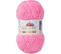 Tricot fin Himalaya Dolphin Baby Wolle Garn Baumwolle Strickwolle zum Stricken häkeln (80309 Rosa)