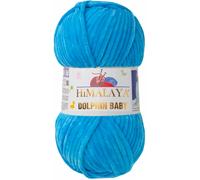 Tricot fin Himalaya Dolphin Baby Wolle Garn Baumwolle Strickwolle zum Stricken häkeln (80326 Blau)