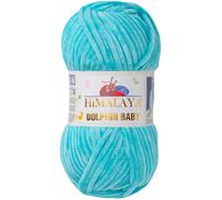 Tricot fin Himalaya Dolphin Baby Wolle Garn Baumwolle Strickwolle zum Stricken häkeln (80335 Mint)