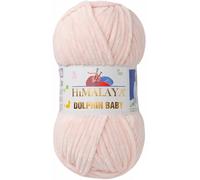 Tricot fin Himalaya Dolphin Baby Wolle Garn Baumwolle Strickwolle zum Stricken häkeln (80353 Pastellachs)