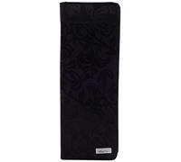 TRICOT PRO - Étui pour aiguilles à tricoter 35 cm, en coton jacquard rigide, couleur: Noir (1.8 cm x 39.2 cm x14.5 cm)