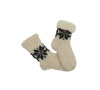 Tricoté à la Main Mérinos Chaussettes de Laine Doublé Modèle 10 Unisexe Chaud
