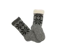 Tricoté à la Main Mérinos Chaussettes de Laine Doublé Modèle 2 Unisexe Chaud
