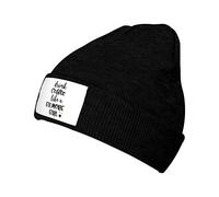 Tricoté Bonnet, Buvez du Café comme Une Gilmore Girl Chapeau d'hiver Tricoté Doux Tricoter Chapeau Slouch Chapeau Tricot pour Sports Adultes Cyclisme