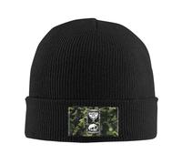 Tricoté Bonnet Crâne Memento Mori Souviens-Toi Que Tu Dois Mourir Unisexe Bonnet Hiver Chaud Tricot Doux Casquette Tricoté pour Ski Femme Cyclisme