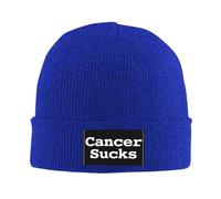 Tricoté Bonnet Le Cancer, C'est Nul Universelle Bonnet Hiver Chaud Tricot Léger Chapeau Tricoté pour Cyclisme Ski Femme