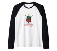 Tricoter des Points de Sapin de Noël Joyeux et Lumineux Manche Raglan