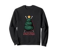 Tricoter des Points de Sapin de Noël Joyeux et Lumineux Sweatshirt
