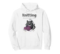 Tricoter Parce Que Le Meurtre est Une Erreur, Un Chat Douillet Qui Aime Le Crime Sweat à Capuche