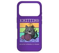 Tricoter Parce Que Le Meurtre n'est Pas Une Erreur Mystère de Couture Coque pour iPhone 17 Pro