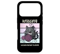 Tricoter Parce Que Le Meurtre n'est Pas Une Erreur, Un mystère drôle et astucieux Coque pour iPhone 17 Pro