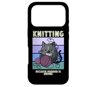Tricoter Parce Que Le Meurtre n'est Pas Une Erreur, Un mystère drôle et astucieux Coque pour iPhone 17 Pro