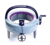 Tricotin - Prym - Moulin à tricoter - 44 mailles - Semi-automatique - Violet et gris