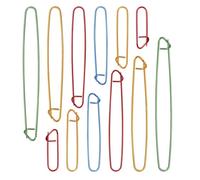 Tricots colorés PINS du Porteur DE pour MÉTAL Tool DURAGE Set 12 PCS Sécurité du Pull dans des Aiguilles de câble de 6 Tailles pour Crocheter Le Tissage léger 12pcs