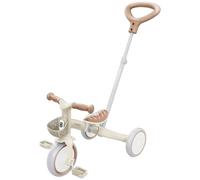 Globber - Tricycle Learning Trike Plus 3 in 1 évolutif Eco-Logic - Beige