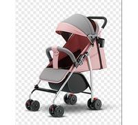 Tricycle 5 en 1 avec barre de poussée de 18 mois à 25 kg, marche avant et arrière, pneu en polyuréthane, roue libre plus spacieux, panier, sac, porte-gobelet - C-rose