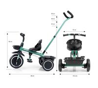 Tricycle milly mally axel vert foncé