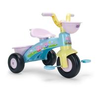 Tricycle Bebe 1 an 2 Ans 3 Ans Trico Max Peppa Pig + Tricycle Enfant Fille et Garçon + Léger avec Pédales et Paniers Porte Objets | INJUSA