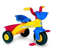 Tricycle Bébé 1 an 2 Ans 3 Ans Trico Max - Tricycle pour Enfants Léger avec Pédales + Paniers Avant et Arrière - Multicolore - INJUSA