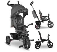 lionelo Tricycle enfant évolutif Haari Stone grey-Aujourd'hui 8 x plus de babypoints