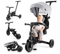 HyperMotion Tricycle bébé évolutif – siège pivotant 360° – vélo enfant draisienne, gris