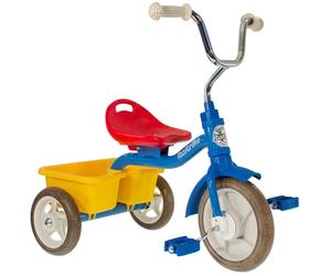 Tricycle bleu 10 transporter 2/5 ans